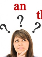 Место артикля в предложении всегда определяется существительным: артикль без существительного не используется